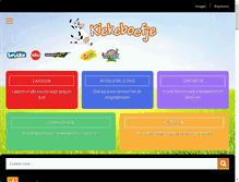 Tablet Screenshot of kiekeboefje.nl